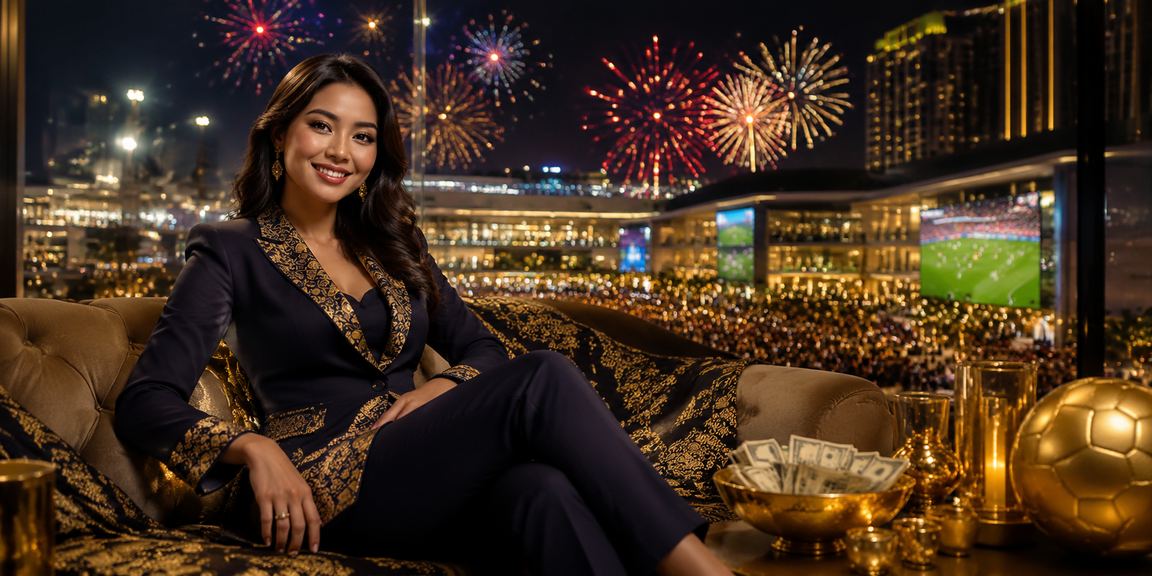 Model muda Vietnam bersemangat memeriksa layar ponsel setelah mendapat cashback taruhan