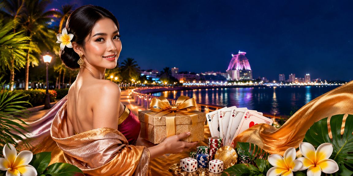Model bermain kartu dengan ekspresi percaya diri sebagai ilustrasi pengalaman bermain kasino